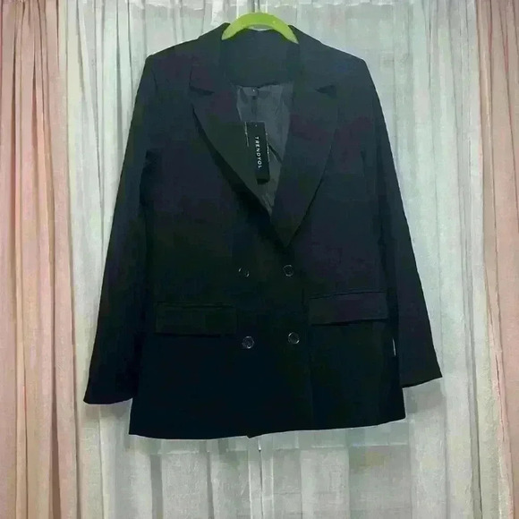 NWT Trendyol Large Double breasted Blazer Item# 3B - Picture 6 of 8